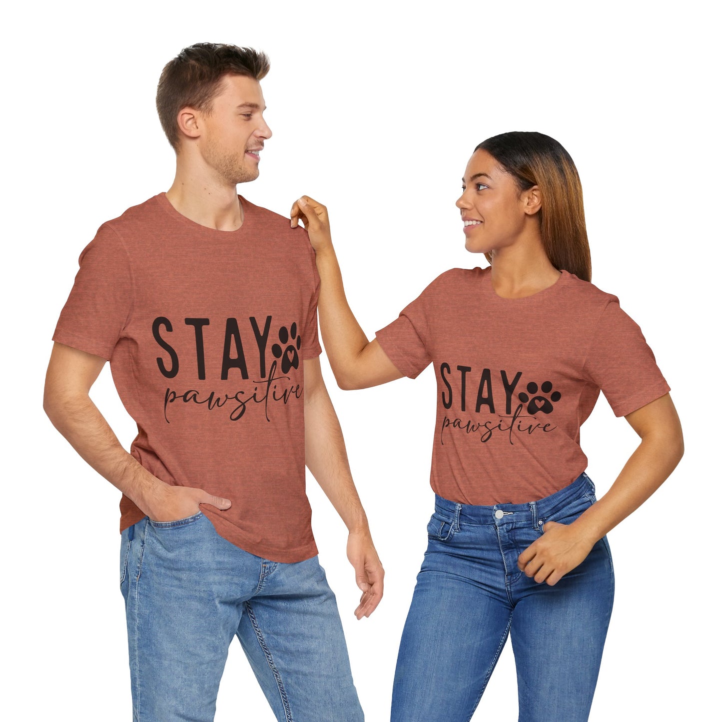 Stay Pawsitive Unisex Tee