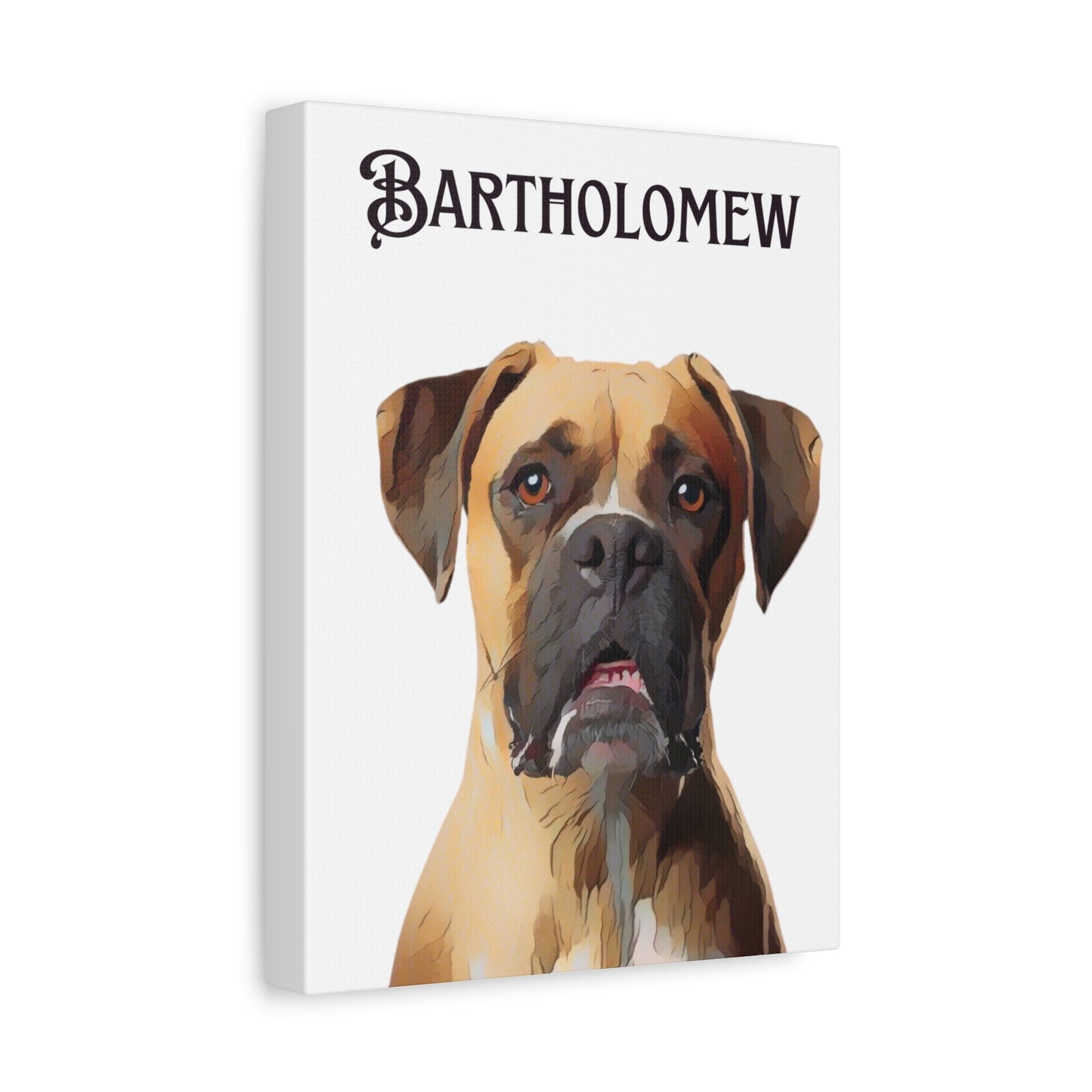 PAW-sonalized White Canvas Print | Upload Photo~Choose size | Purrfect Pet Haven