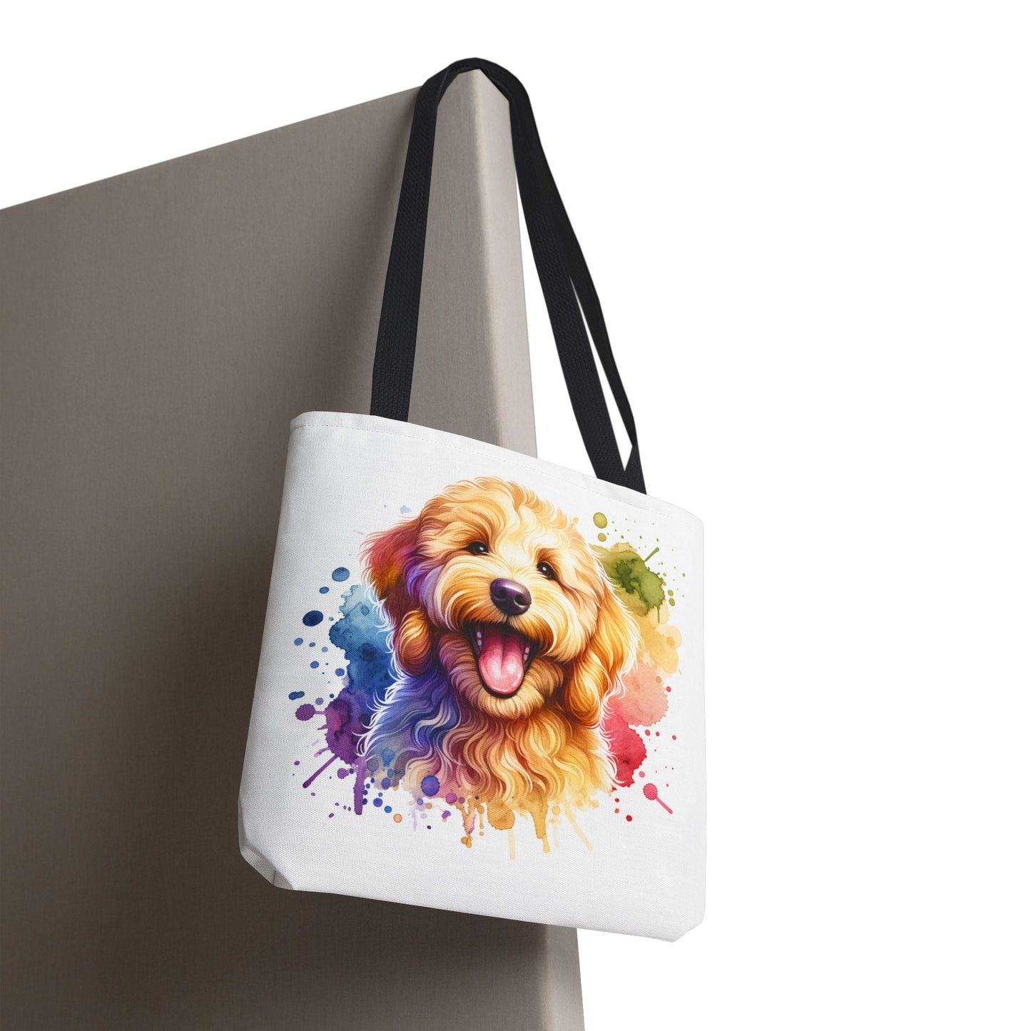 Colorful Goldendoodle Dog Lover Tote Bag - Fun Pet Art for All Occasions | Purrfect Pet Haven