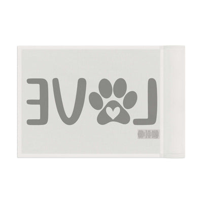 Pet Love Flag - Heart Paw Print Decor