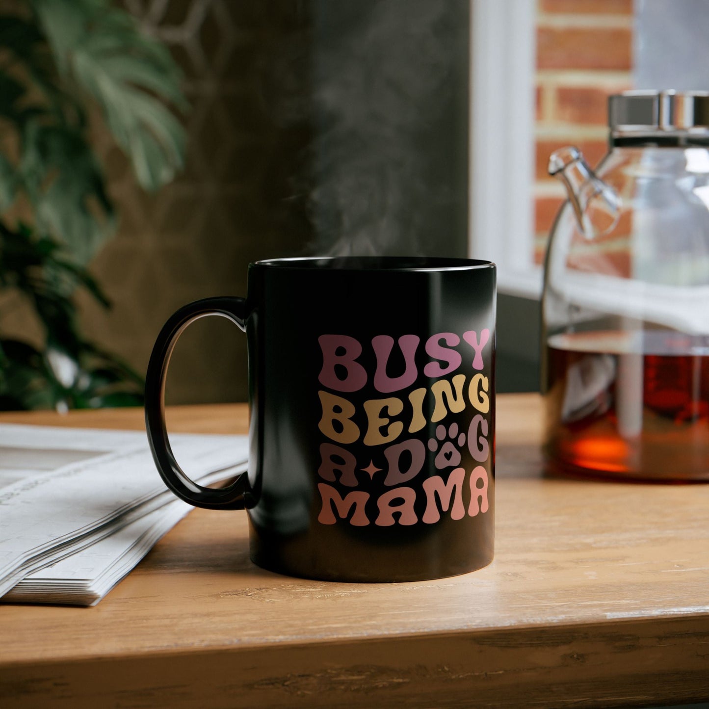 Cute Dog Mama Mug - Busy Being a Dog Mama | Purrfect Pet Haven