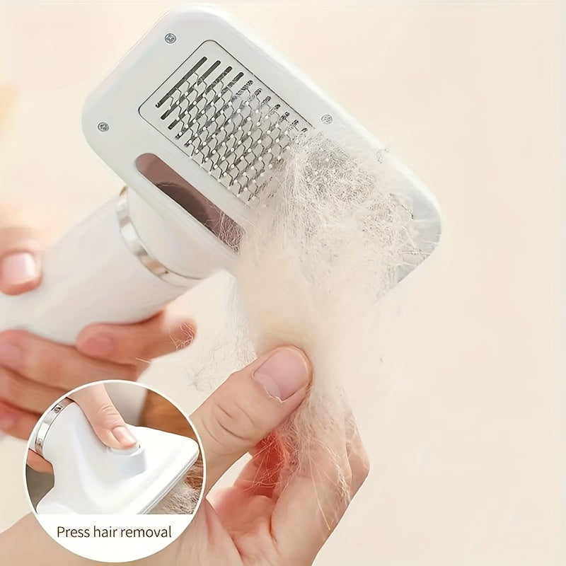 2-in-1 Portable Pet Hair Dryer And Grooming Brush For Dogs And Cats