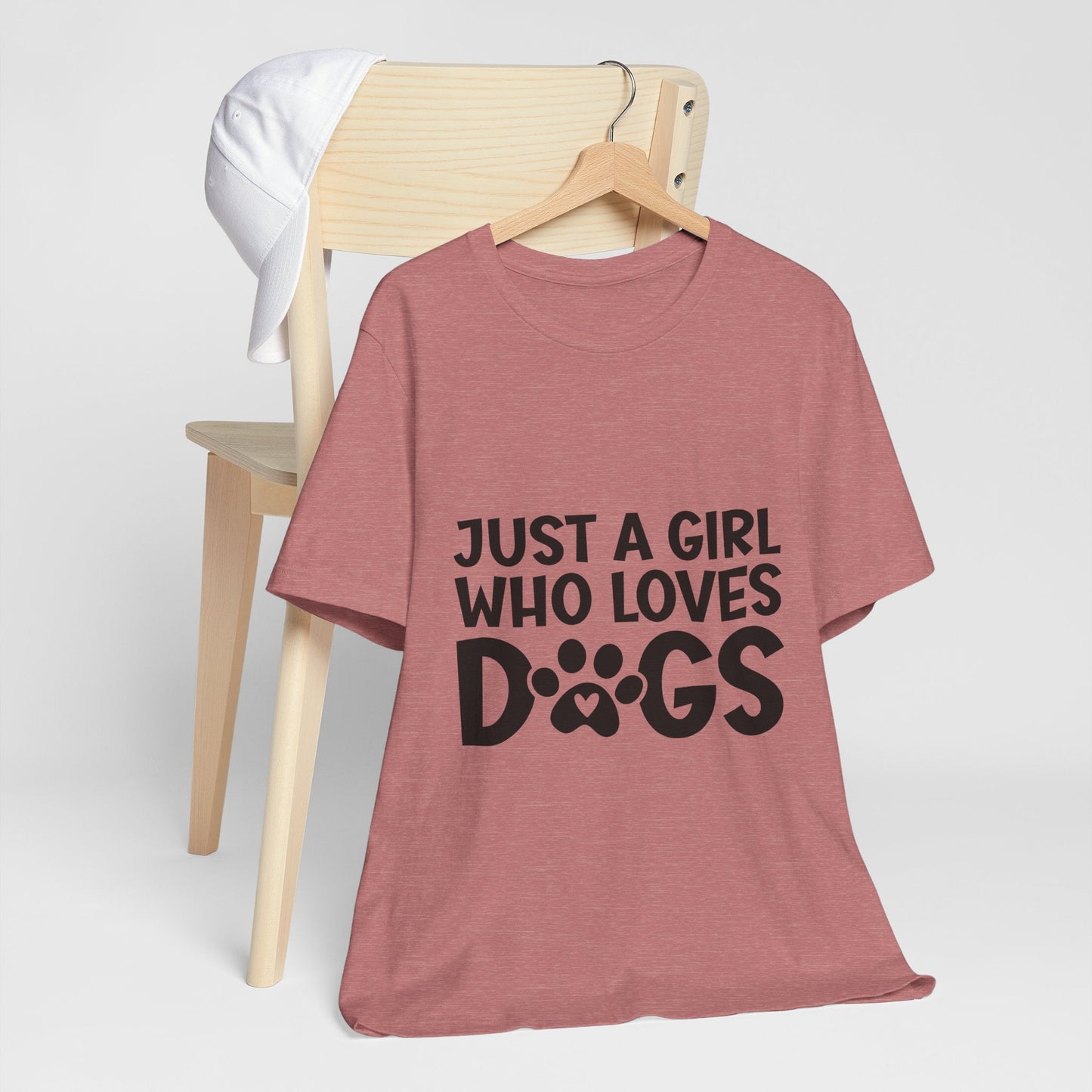Dog Lover Unisex Tee - Just a Girl Who Loves Dogs | Purrfect Pet Haven