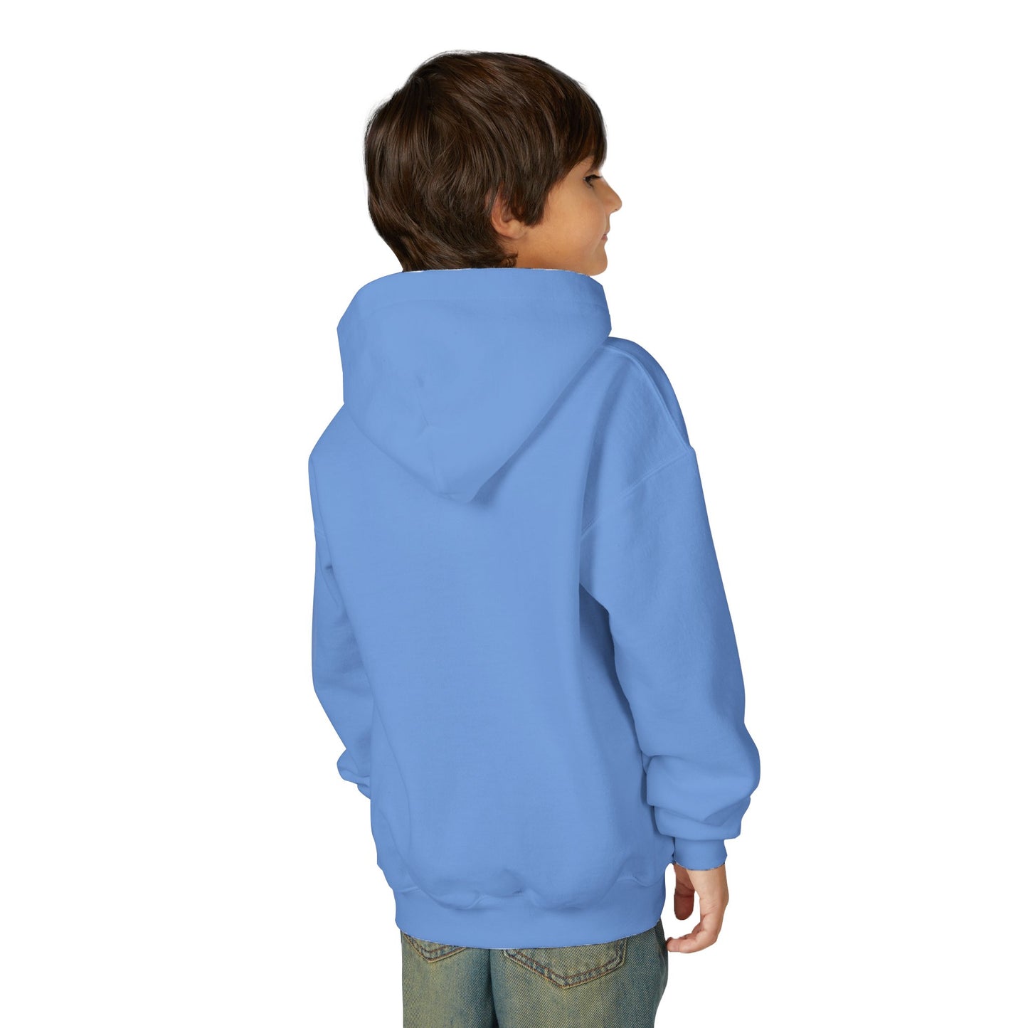 Adorable Cat Halloween Hoodie - Youth Spooky Season Sweatshirt