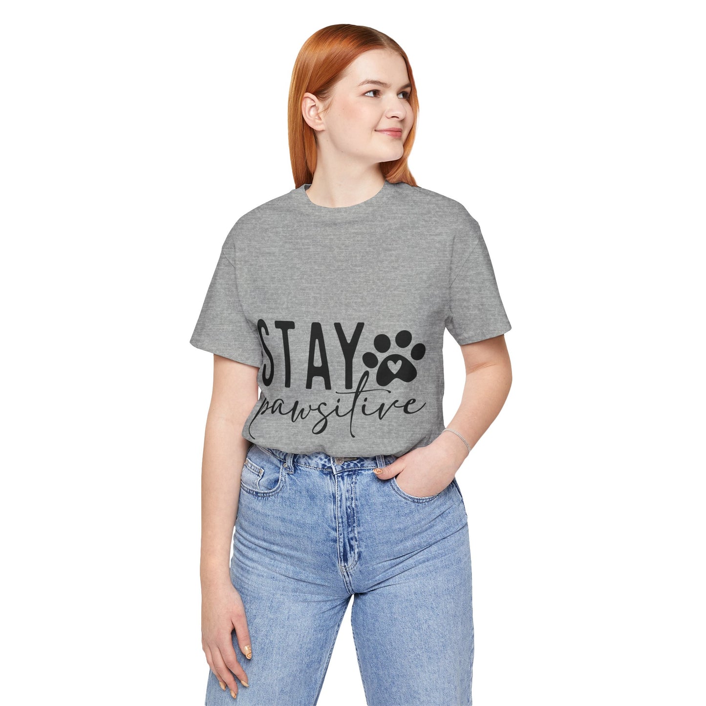 Stay Pawsitive Unisex Tee