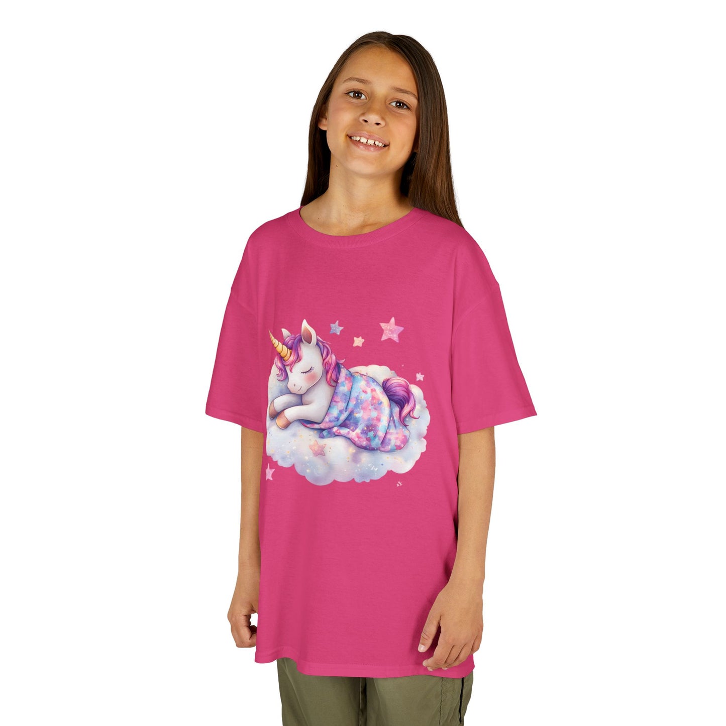 Dreamy Unicorn Kids Heavy Cotton Tee - Cute & Cozy for Everyday Adventures | Purrfect Pet Haven