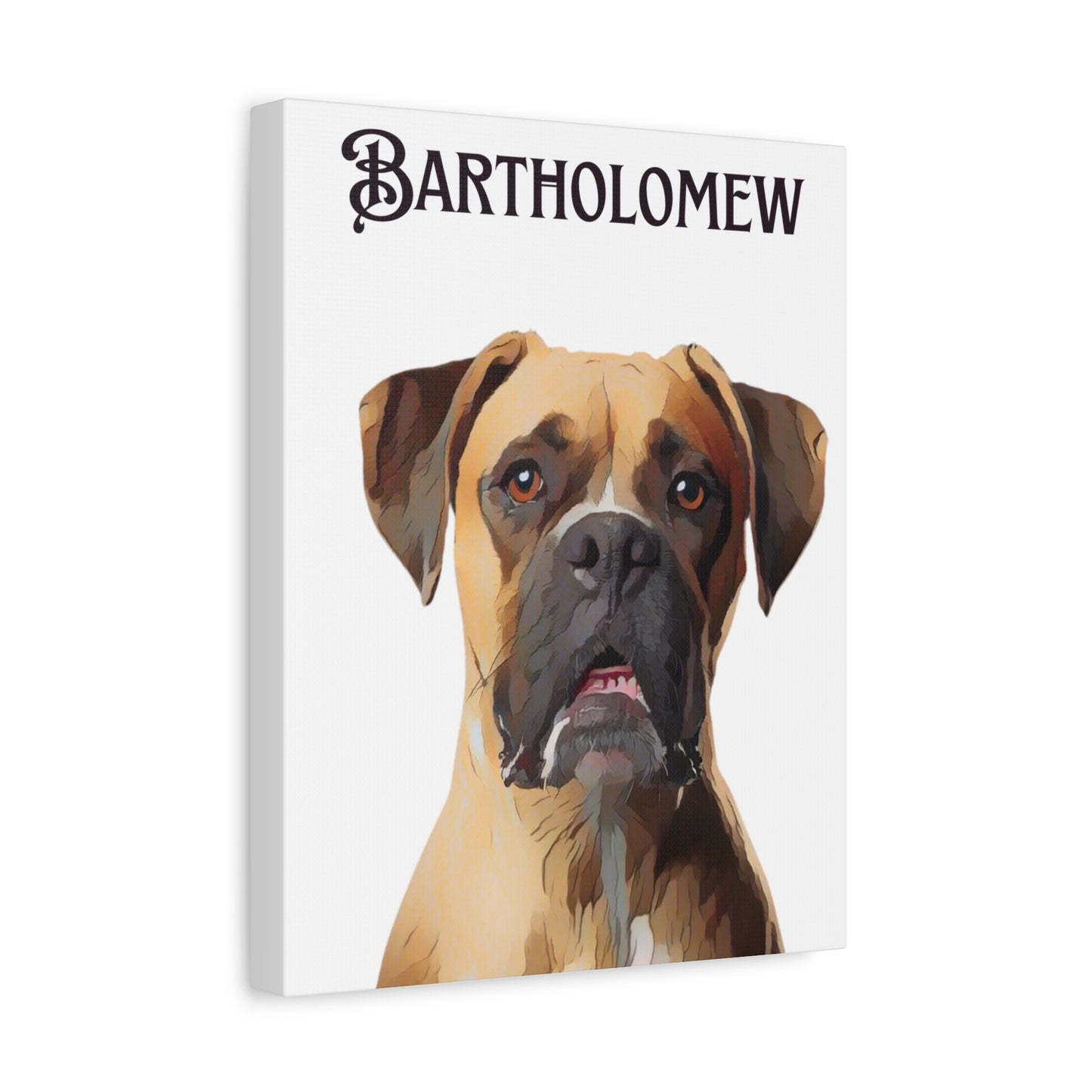 PAW-sonalized White Canvas Print | Upload Photo~Choose size | Purrfect Pet Haven