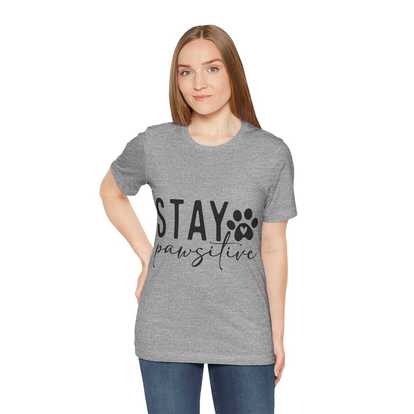 Stay Pawsitive Unisex Tee