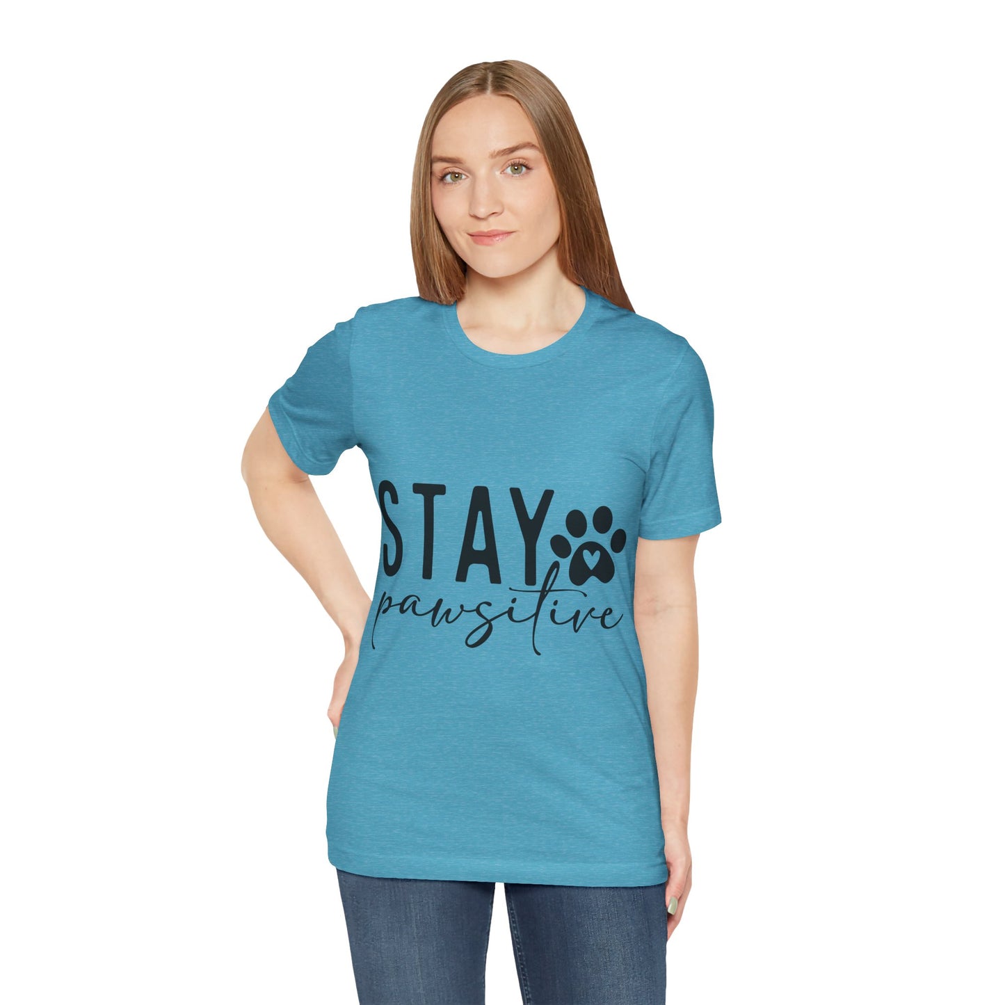 Stay Pawsitive Unisex Tee