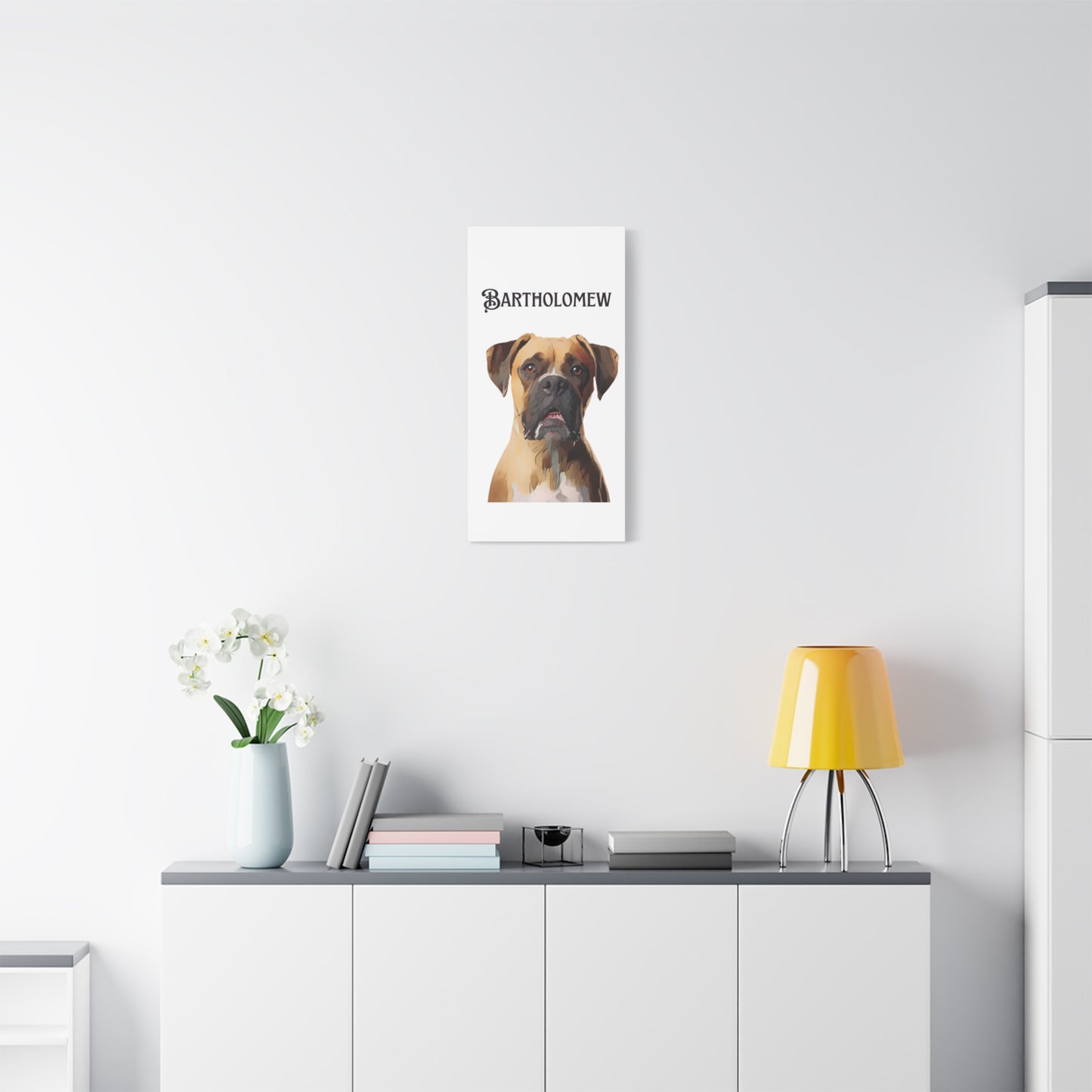 PAW-sonalized White Canvas Print | Upload Photo~Choose size | Purrfect Pet Haven