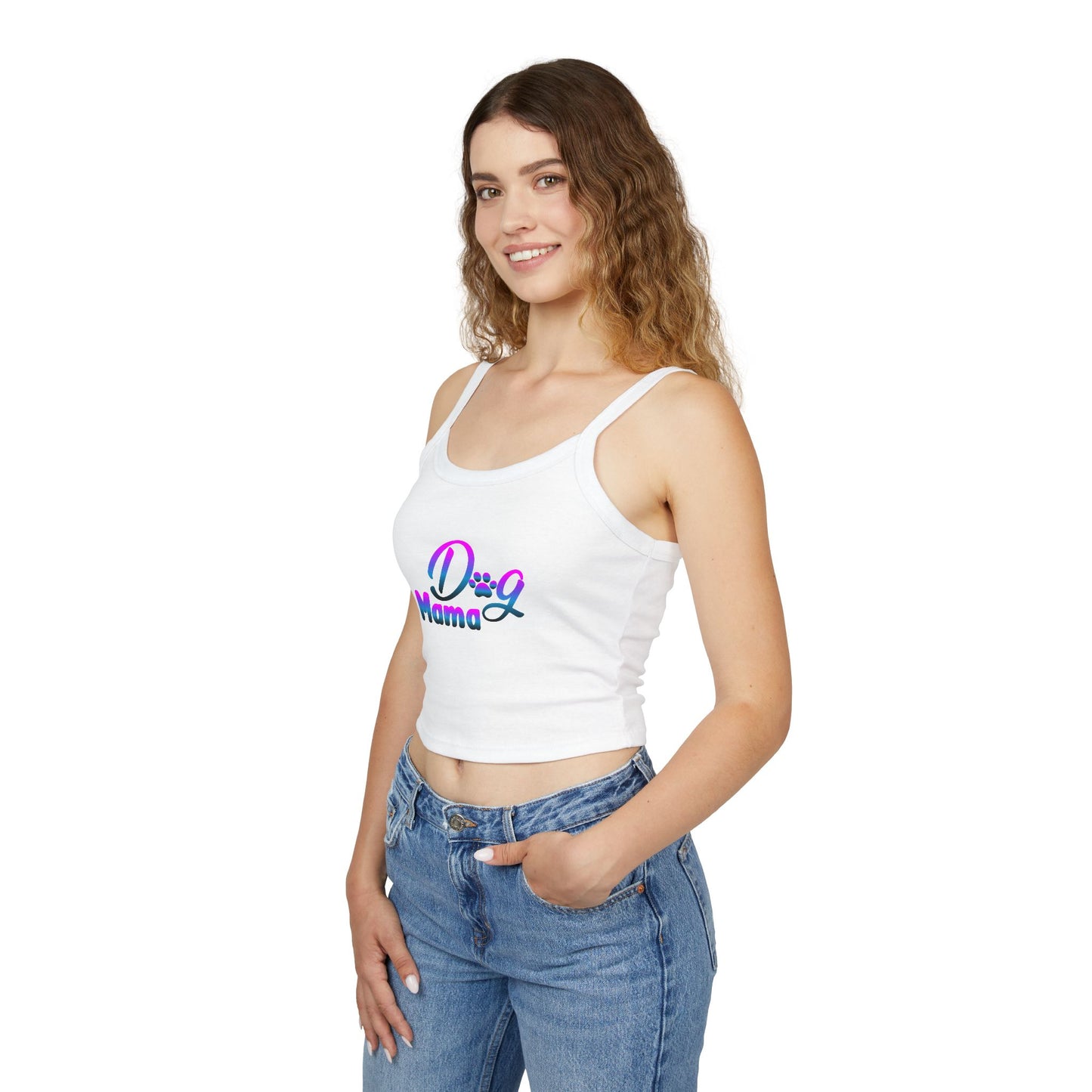 Dog Mama - Spaghetti Strap Tank Top