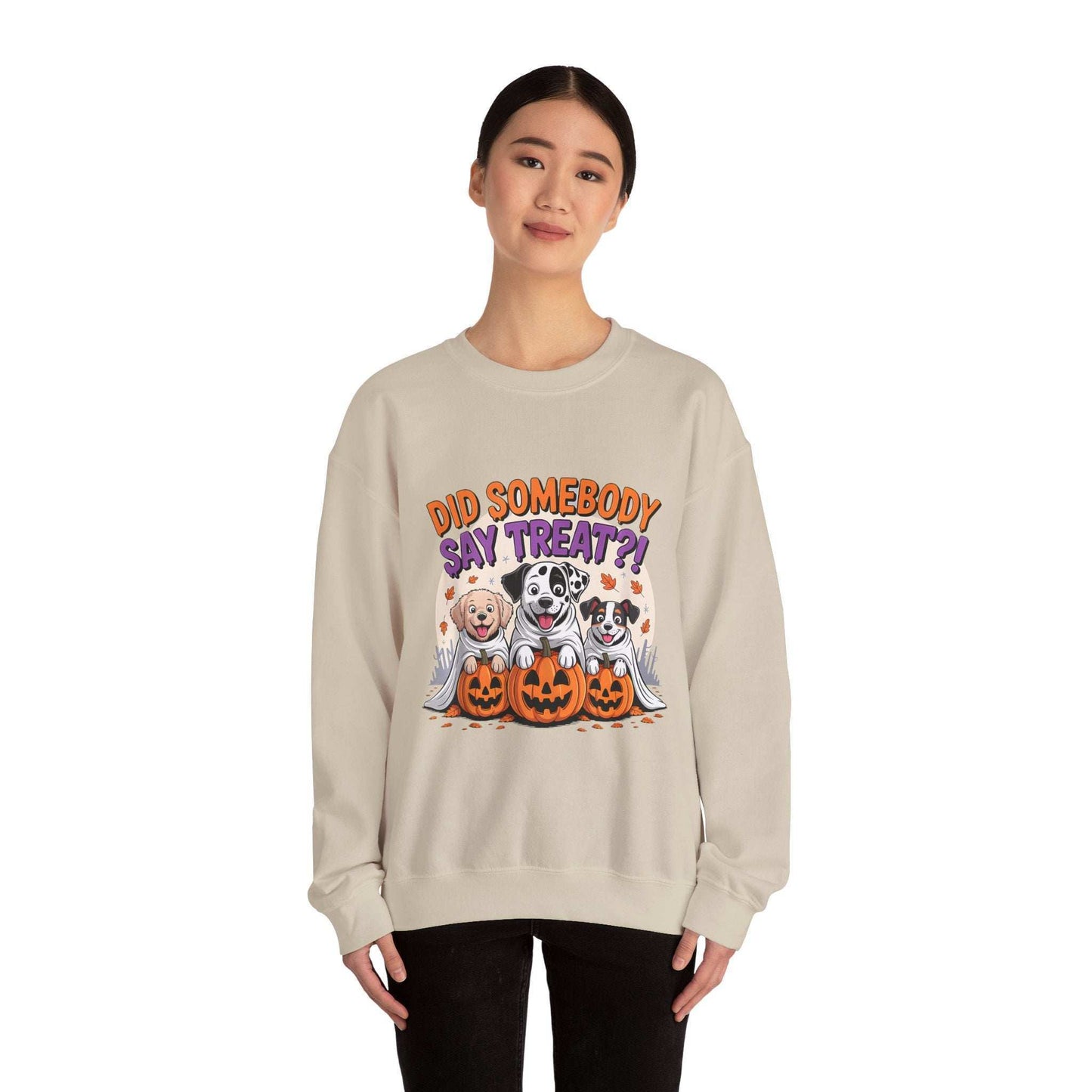 Halloween Dog Lover Crewneck - Cozy Spooky Season Pet Parent Sweatshirt - Purrfect Pet Haven