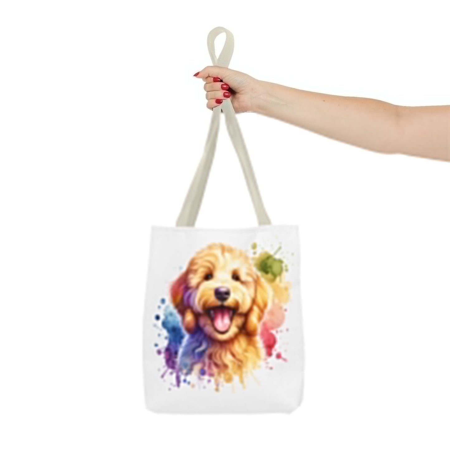 Colorful Goldendoodle Dog Lover Tote Bag - Fun Pet Art for All Occasions | Purrfect Pet Haven
