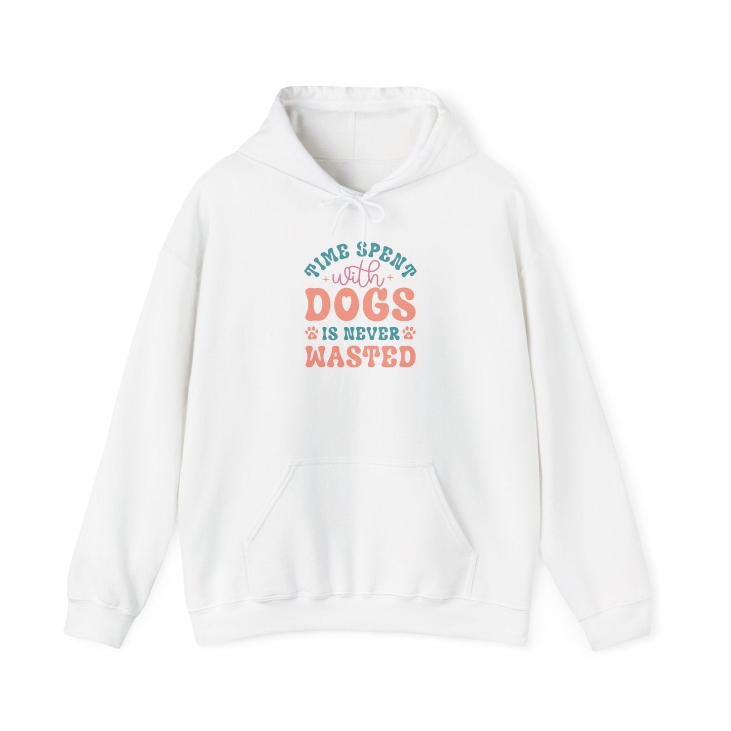Time Spent with Dogs Hoodie - Perfect for Dog Lovers | Purrfect Pet Haven
