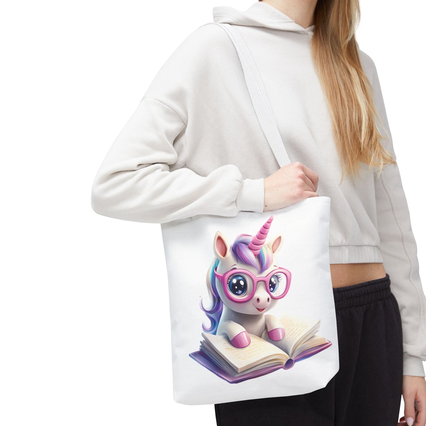 Cute Unicorn Reading Tote Bag - Perfect for Book Lovers | Purrfect Pet Haven