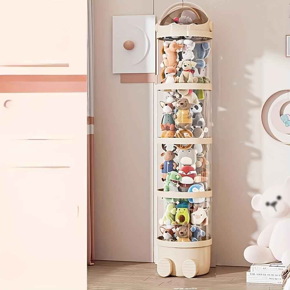 Plush Toy Storage Tower - 4-Tier Stackable Organizer - Purrfect Pet Haven