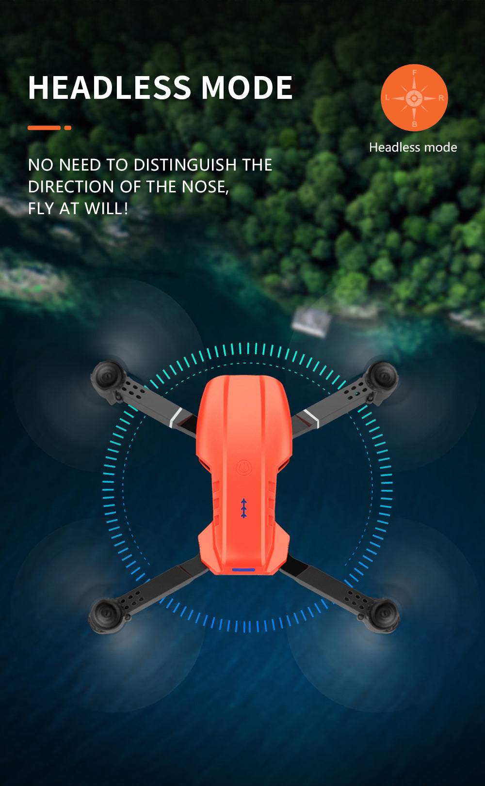 E99 Smart Pet Photography Drone - Foldable RC Camera with Real-Time Video