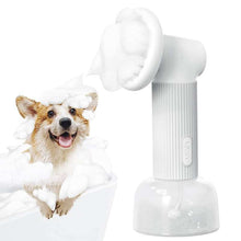 Automatic Foaming Silicone Bristles Pet Bathing Brush- USB Charging | Purrfect Pet Haven