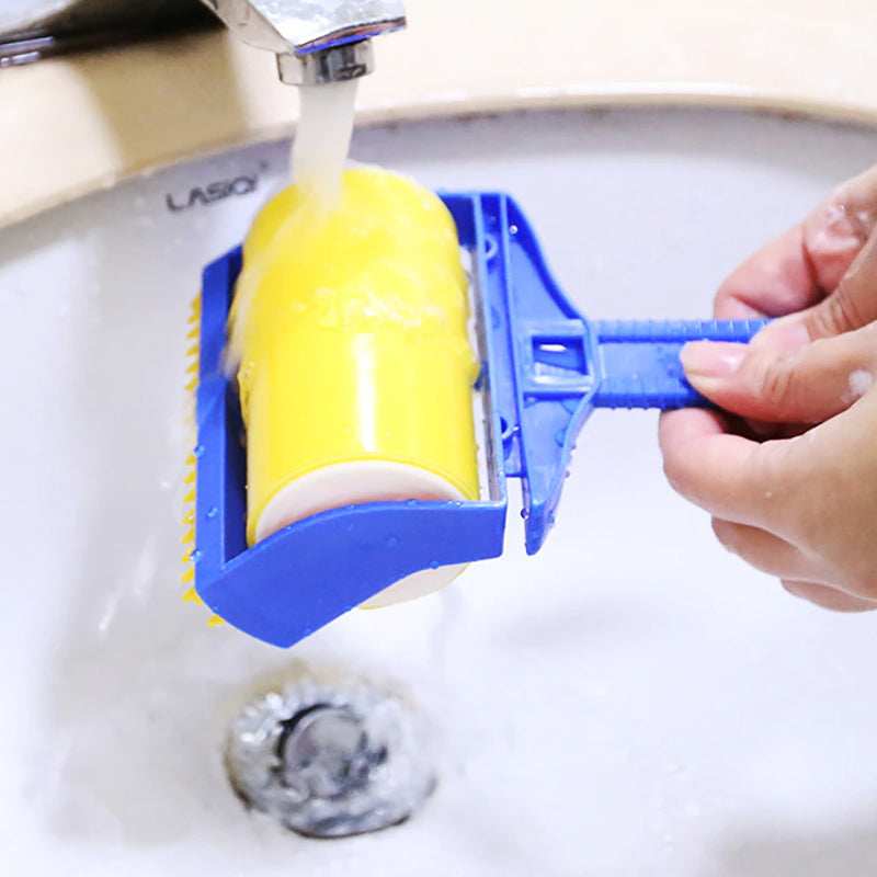 Reusable Sticky Washable Pet Lint Dust Roller Brush | Purrfect Pet Haven