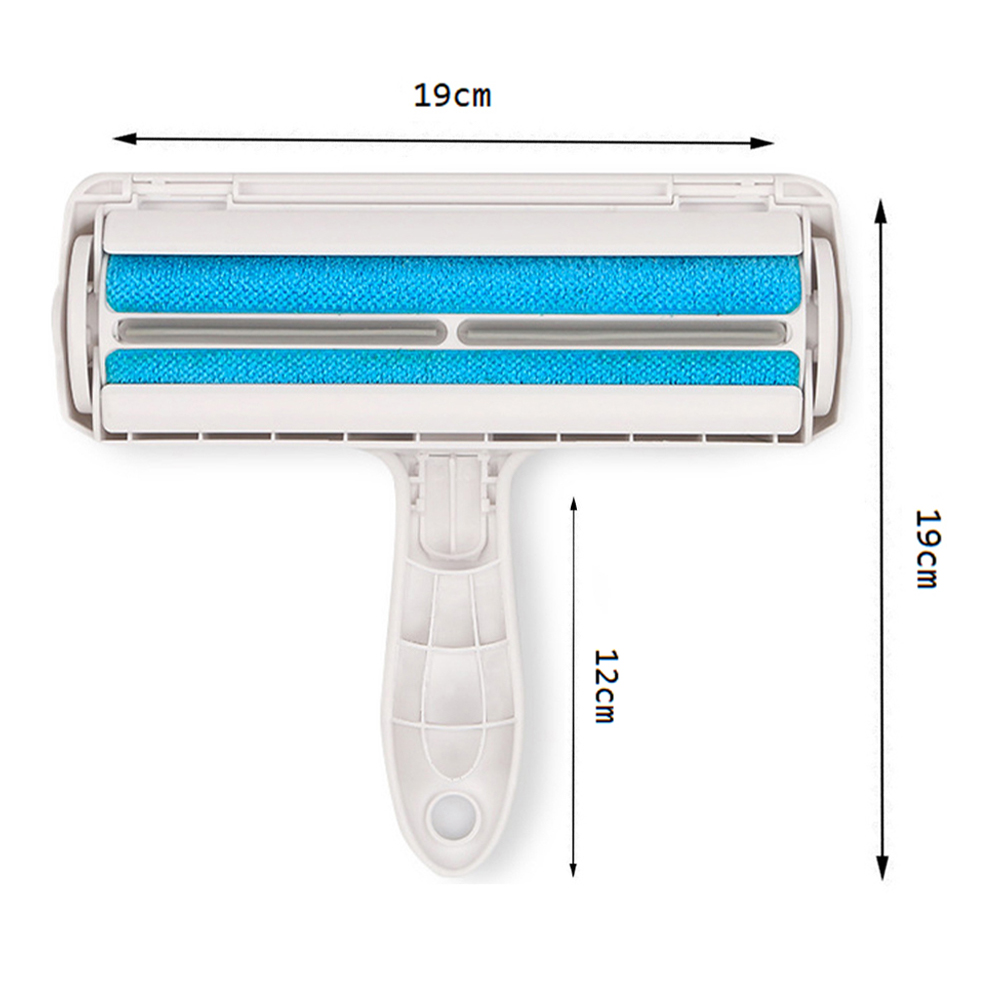 One-Handed Lint Removal Pet Hair Remover Roller - Blue | Purrfect Pet Haven
