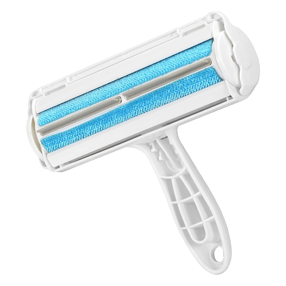 One-Handed Lint Removal Pet Hair Remover Roller - Blue | Purrfect Pet Haven