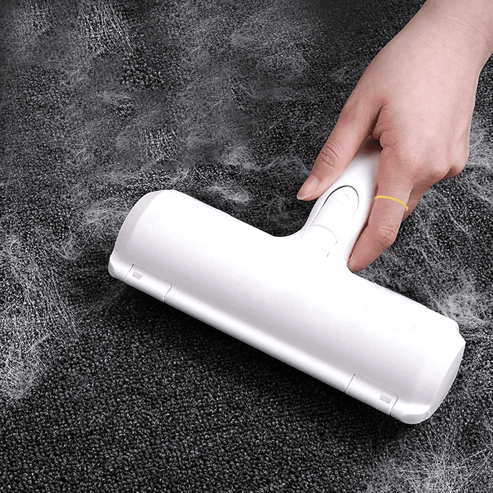 One-Handed Lint Removal Pet Hair Remover Roller - Blue | Purrfect Pet Haven