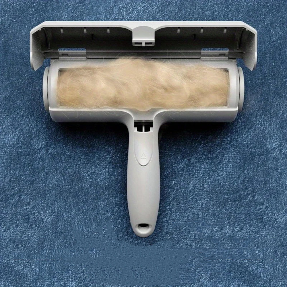 One-Handed Lint Removal Pet Hair Remover Roller - Blue | Purrfect Pet Haven