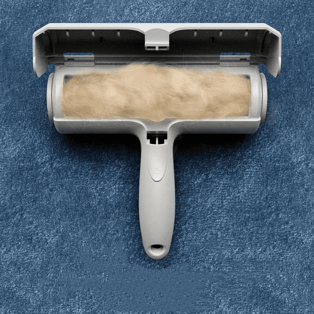 One-Handed Lint Removal Pet Hair Remover Roller - Blue | Purrfect Pet Haven