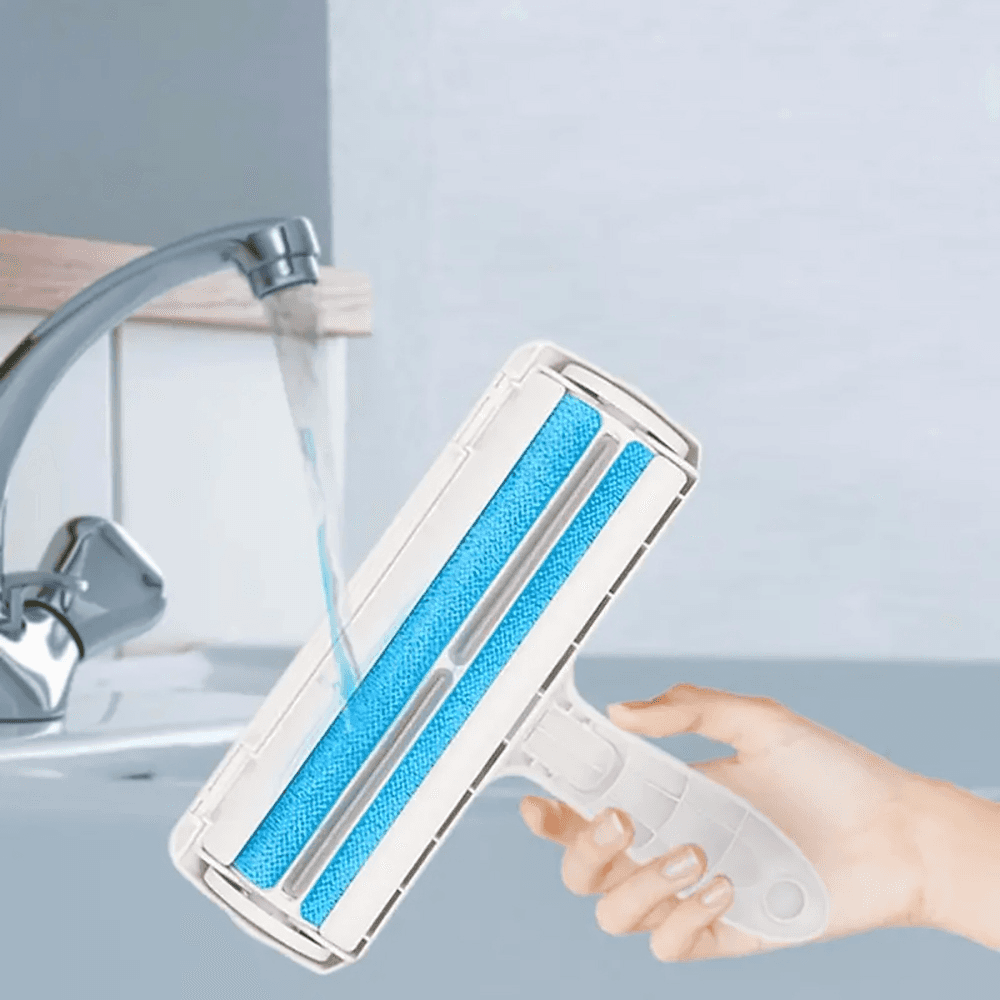 One-Handed Lint Removal Pet Hair Remover Roller - Blue | Purrfect Pet Haven