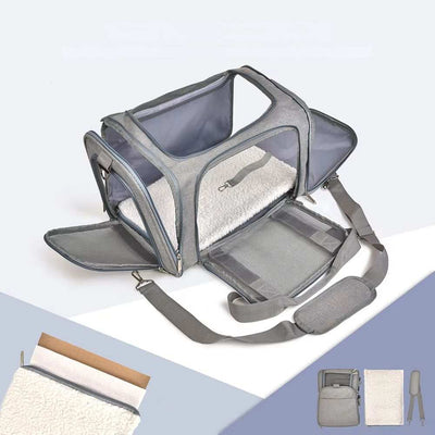 Airline Approved Pet Carrier Bag Backpack For Small Dogs and Cats | Purrfect Pet Haven