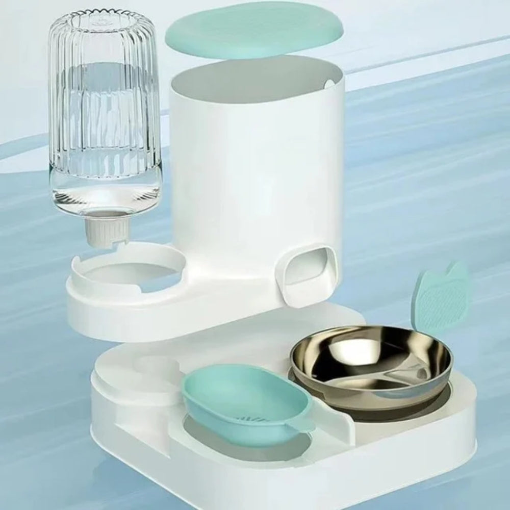 Automatic Pet Food Feeder and Water for Cats Dogs Pets | Purrfect Pet Haven