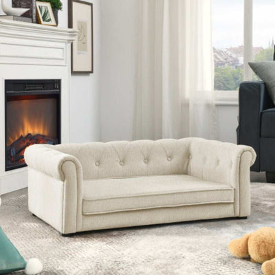 Stylish and Durable Rectangle Pet Bed for Medium and Large Dogs | Purrfect Pet Haven