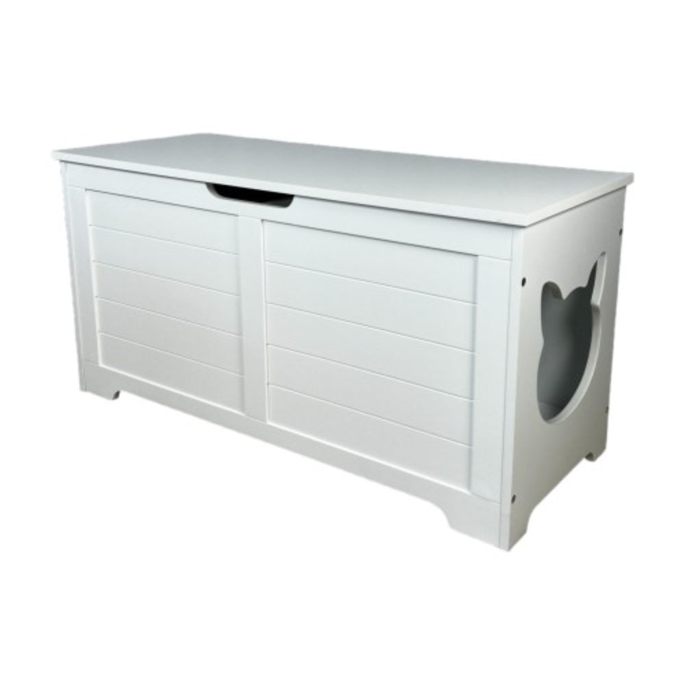 Top Opening Cat Litter Box Enclosure Furniture | Purrfect Pet Haven