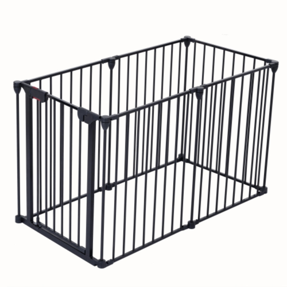 150 inch Adjustable Play Yard with 6 Panels for Safety | Purrfect Pet Haven