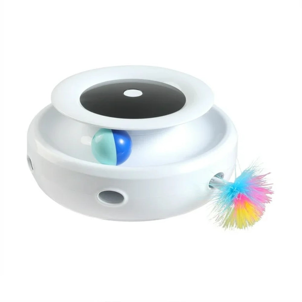 Electric Interactive Toy Pet Set 2 in 1 Smart Feather Fun Ball | Purrfect Pet Haven