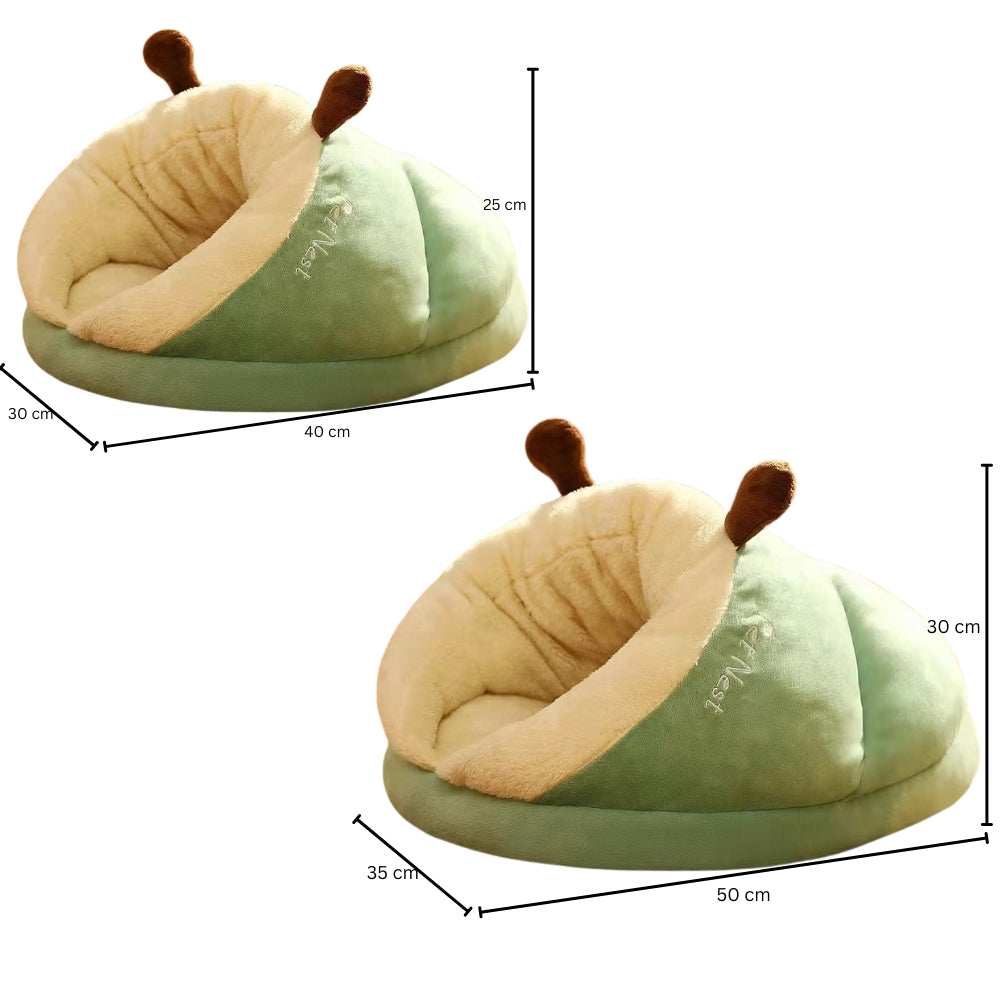 Foldable Slipper Pet Bed House - Cats & Dogs - Purrfect Pet Haven