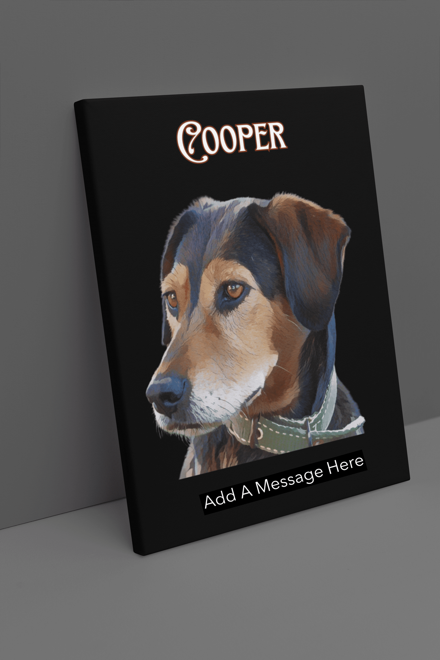 Custom Portrait Cartoon Photo Canvas Print Matte Canvas - Upload Your Photo | Purrfect Pet Haven