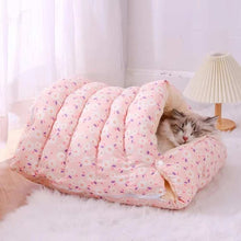 Cozy Cat Sleeping Bag-Bed Combo - Dual - Purrfect Pet Haven