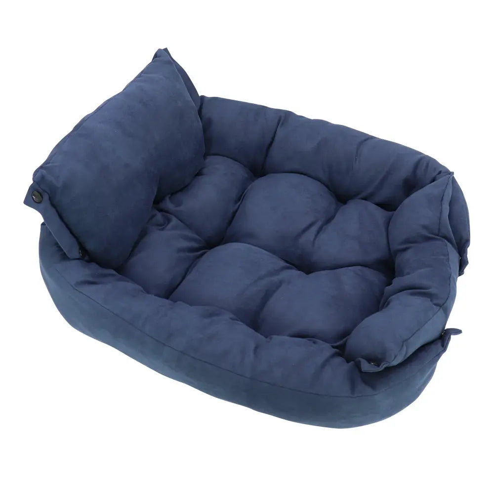 3 In 1 Dogs Cat Sleeping Bed Winter Warm Pet Kennel Cushion