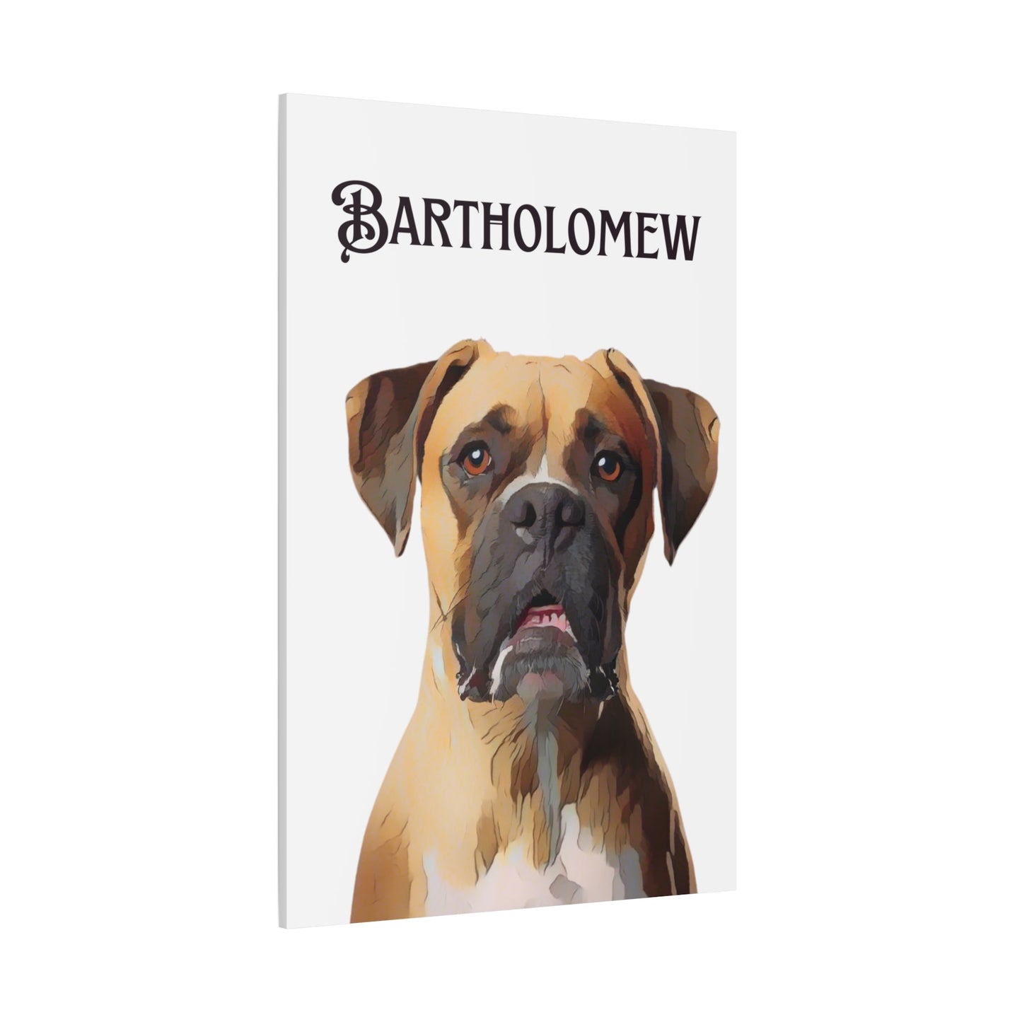 PAW-sonalized White Canvas Print | Upload Photo~Choose size | Purrfect Pet Haven