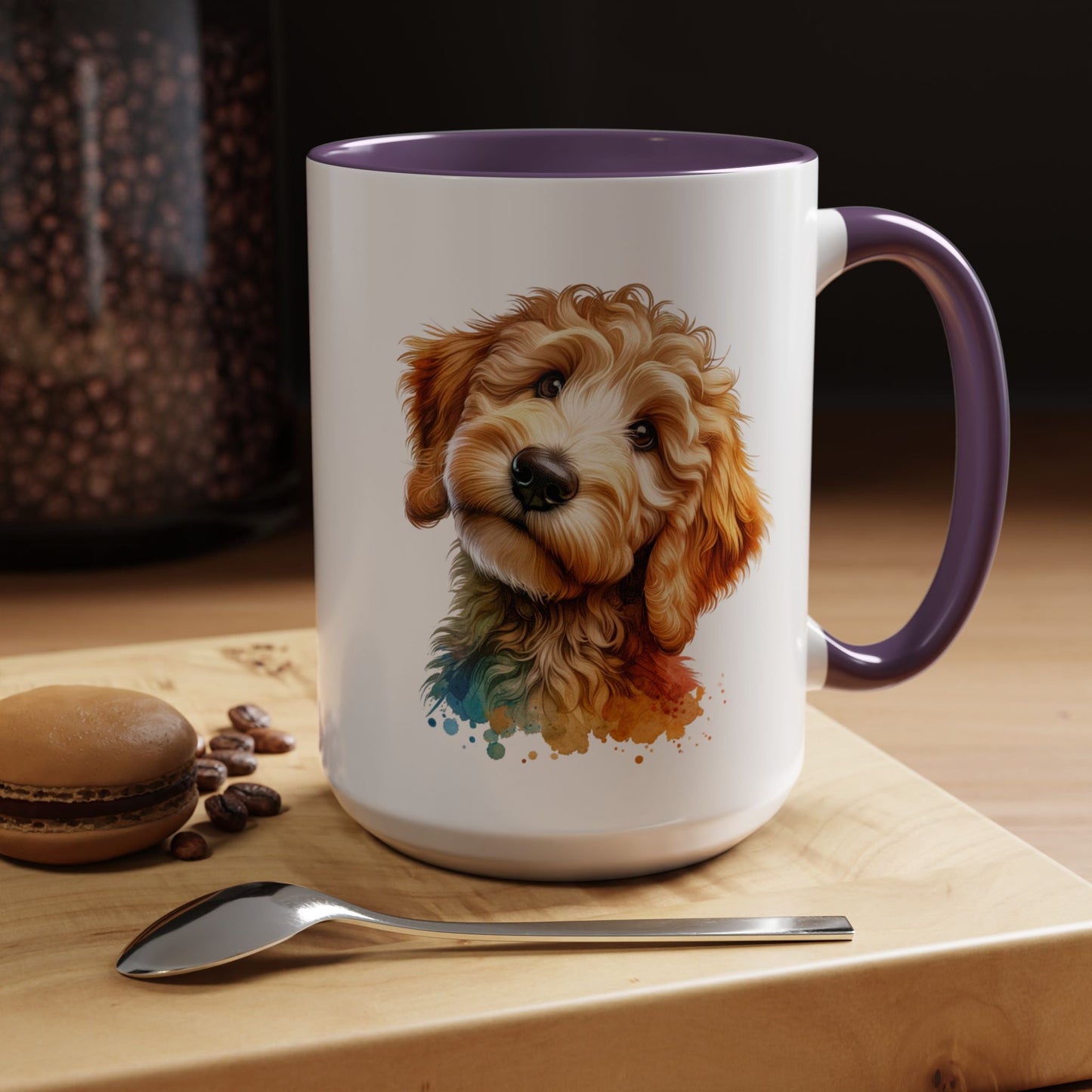 Cute Dog-Themed Accent Coffee Mug - Perfect for Animal Lovers | Purrfect Pet Haven
