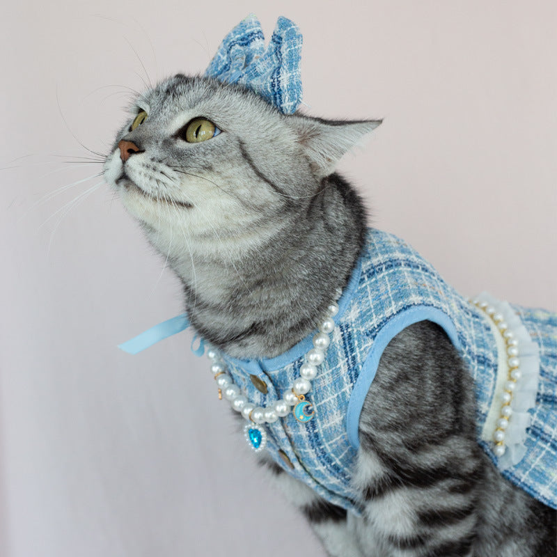 Pet Skirt Cat Fashion Cute Dress