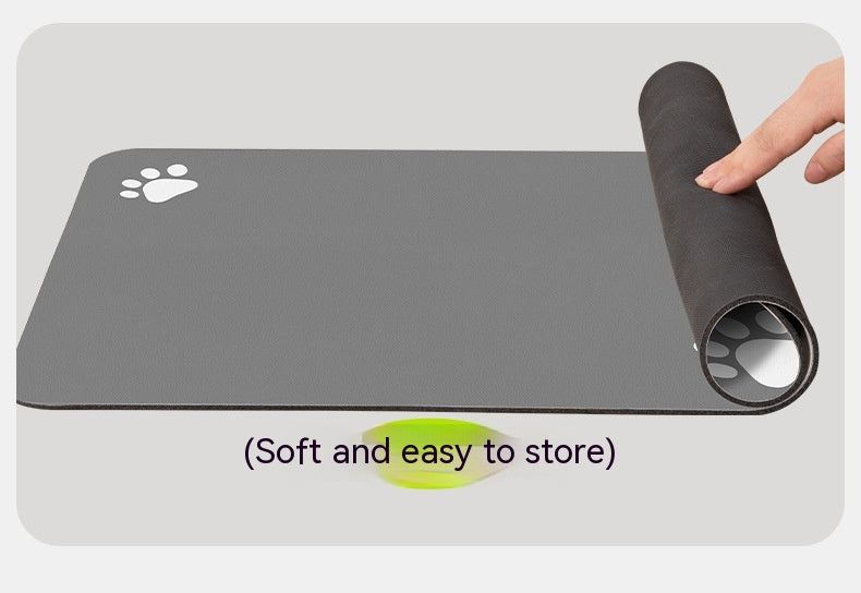 Pet Feeding Mat for Dogs and Cats - Washable And Reusable Placemat