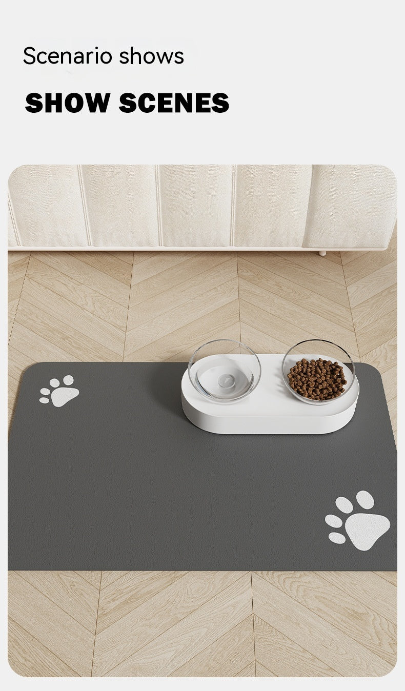 Pet Feeding Mat for Dogs and Cats - Washable And Reusable Placemat