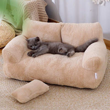 Cozy Plush Cat Bed Sofa for Small to Medium Dogs and Cats - Winter Warm Pet Nest | Purrfect Pet Haven