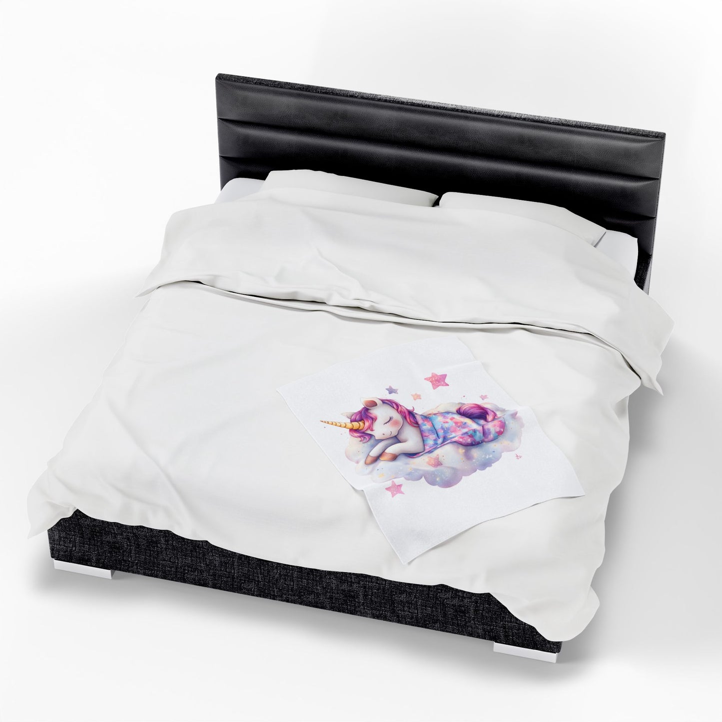 Dreamy Unicorn Velveteen Plush Blanket | Cozy Soft Throw for Kids & Nursery Decor