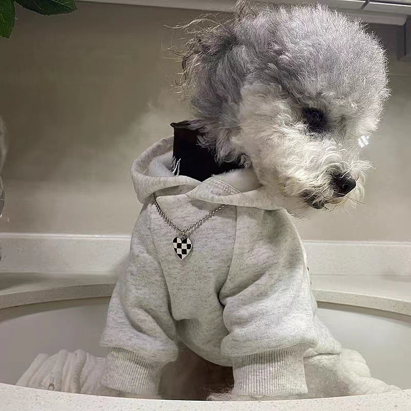Retro New York Hoodie for Dogs - Stylish Puppy Sweatshirt