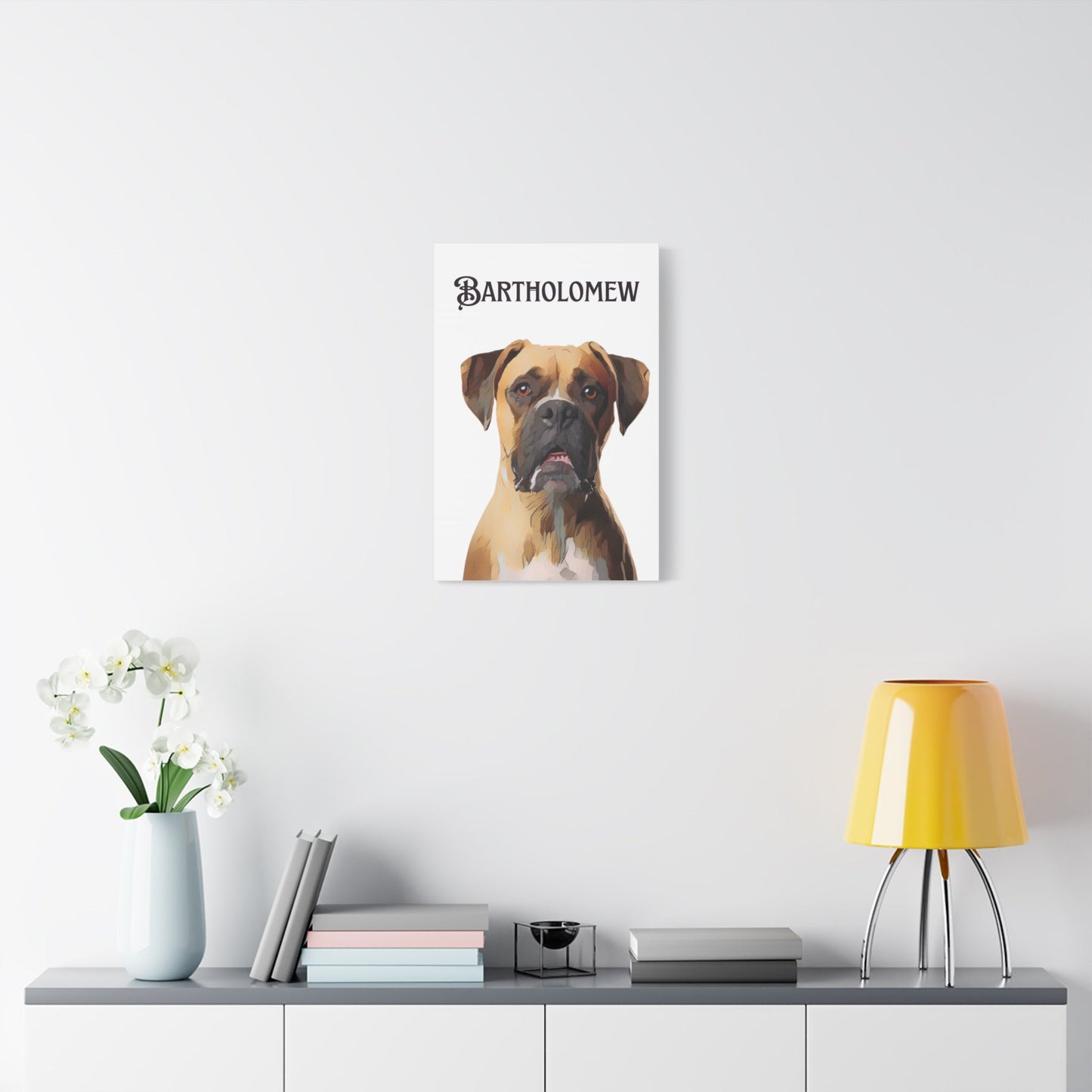 PAW-sonalized White Canvas Print | Upload Photo~Choose size | Purrfect Pet Haven