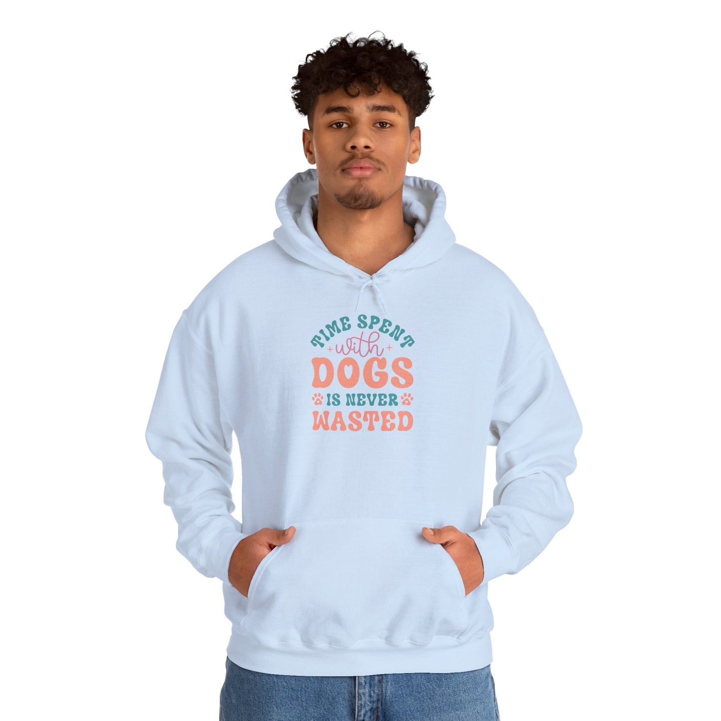 Time Spent with Dogs Hoodie - Perfect for Dog Lovers | Purrfect Pet Haven