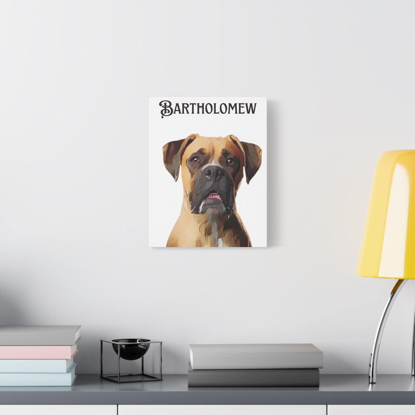 PAW-sonalized White Canvas Print | Upload Photo~Choose size | Purrfect Pet Haven